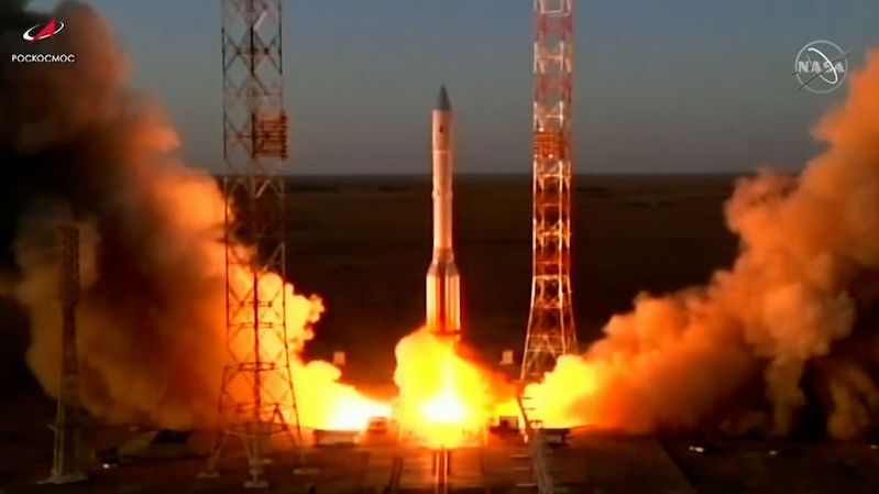 K Mezinárodní vesmírné stanici míří nový ruský modul Nauka